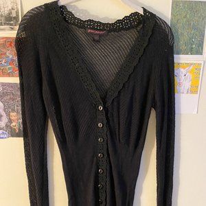 Vintage 1990s/2000s Betsy Johnson Crochet Cardigan